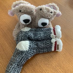 Cozy slippers and socks